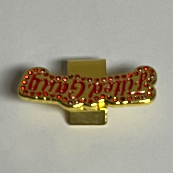 Fitted Gang Blip Hat Collector Pin Pins Streetwear Hats Fitted New Era Gold Red - Picture 4 of 8